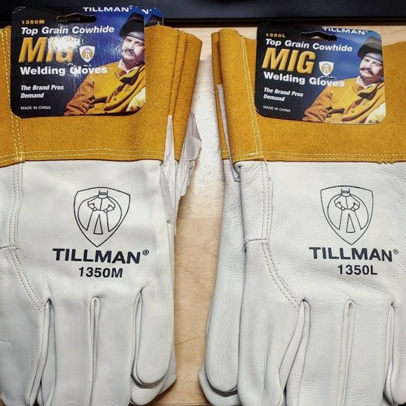 Tillman 1350 Top Grain Cowhide Mig Welding Gloves - Picture 1 of 3